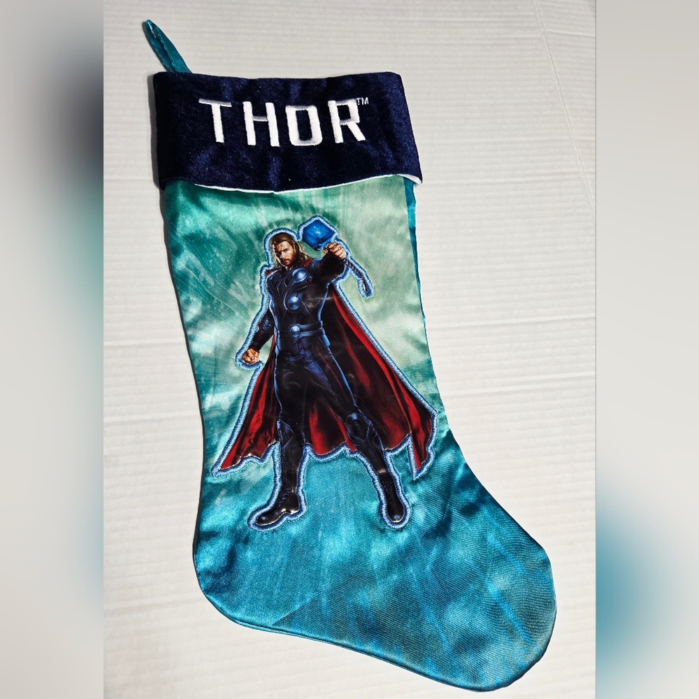 Thor Marvel Christmas Stocking Avengers Assemble Holiday Gifts 18"